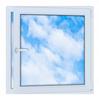 Okno Pcv Białe 100X100 Cm Prawe Nowe 1000X1000 Mm Rozwierno-Uchylne 2Xszyba