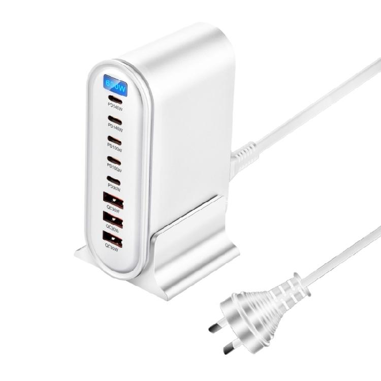 

Universal Charging Hub 600W Output 8 Port Fast Charging Dock Base Quick Charging Block Wide Voltages Input 1