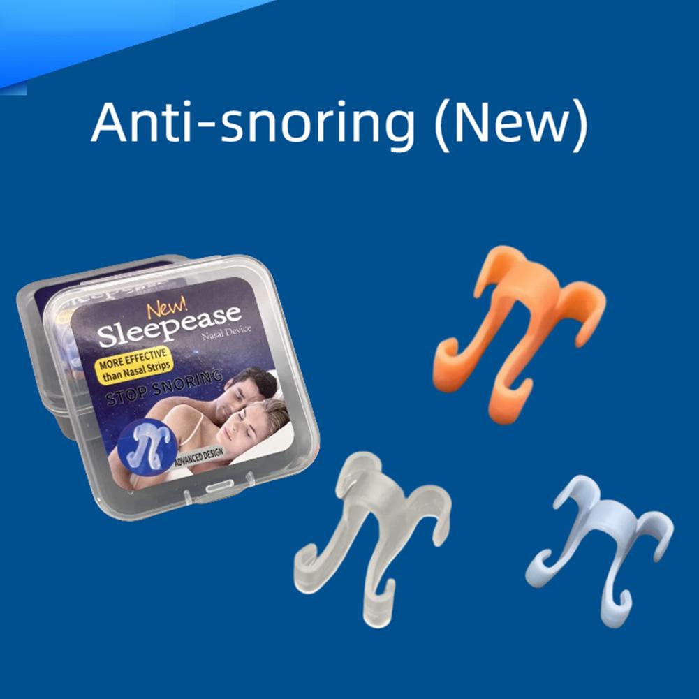 Lot de 4 dilatateurs nasaux anti-ronflement en silicone pour homme et femme, pince-nez pour faciliter la respiration et améliorer le sommeil, rhinite, beauté et santé
