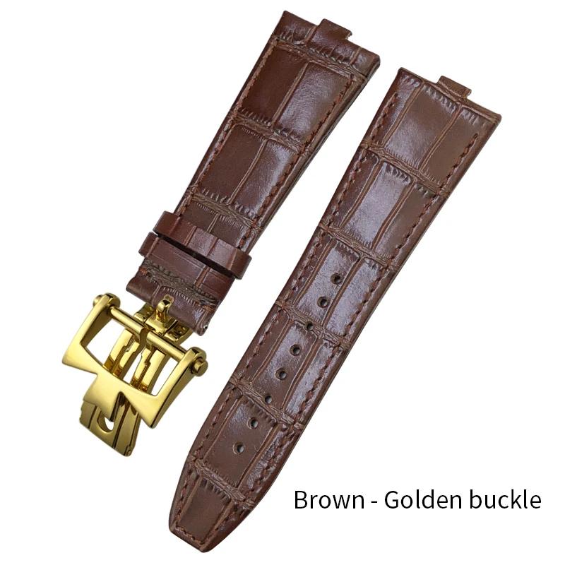 

High Quality Genuine Leather Watchband 24X7mm for Vacheron Constantin Overseas 4300V 4500V 5500V Quick Disassembly Watch Strap 24mmX7mm