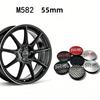 4 piezas 55MM M582 Emblema del Logo OZ Racing Tapas Centrales para Rueda de Coche Tapacubos de Llanta Tapa Antipolvo para Cubos de Rueda Insignia Deportiva O.Z Tapacubos de Rueda Accesorios para Coche