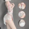 Chinesisches Kostüm Cosplay sexy Dessous Unterwäsche erotisch frech Babydoll beliebtes Kostüm Erwachsene weiß Halloween Versuchung ausgefallenes Kleid [Ahegao] Damen