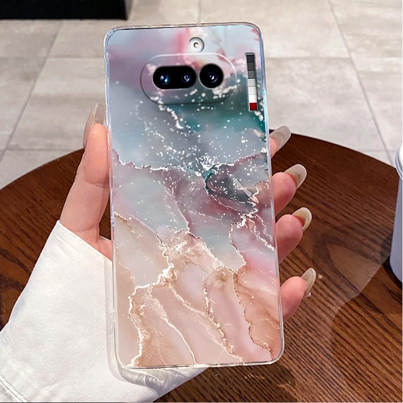 For Nothing Phone 4a 5G Case Clear Luxury Cute Love Rabbit Funny Pattern TPU Soft Silicone Back Cover For Nothing 4A 4 A Casing