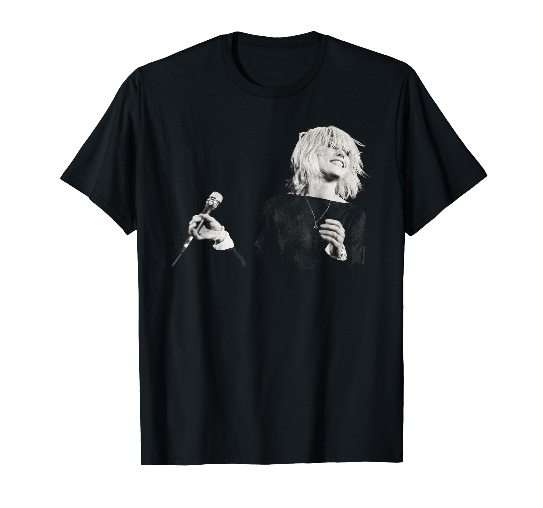 Blondie Debbie Harry Live Smile Simon Fowler T-shirt