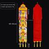 100cm Golden Cloth Hang The Banner Hand-embroidered Eight Auspicious Vertical Banners and Couplets for Buddhist Hall Decoration