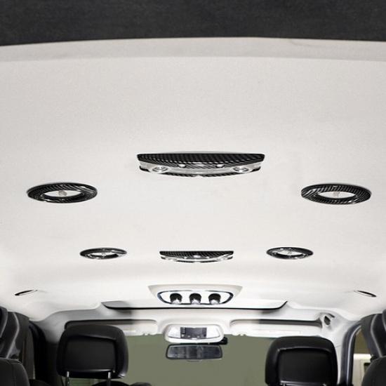 Roof Air Vent Outlet &Reading Light Decor Cover Trim Kit for Dodge Durango 2011+