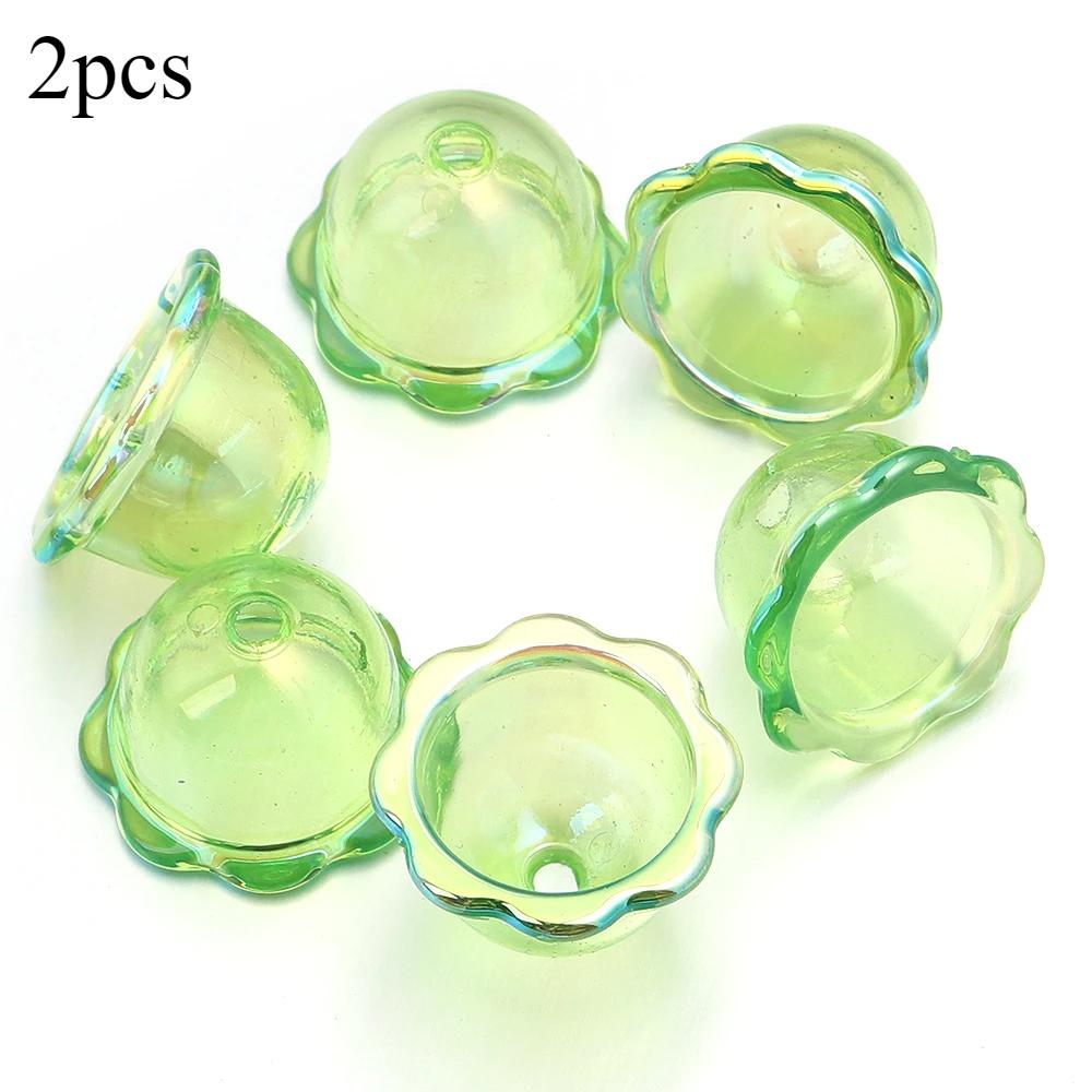 Glitter Wind Bell Spacer Jellyfish Beads Ornament DIY Decoration Phone Chain Ornament Making Accessories Handmade Crafts