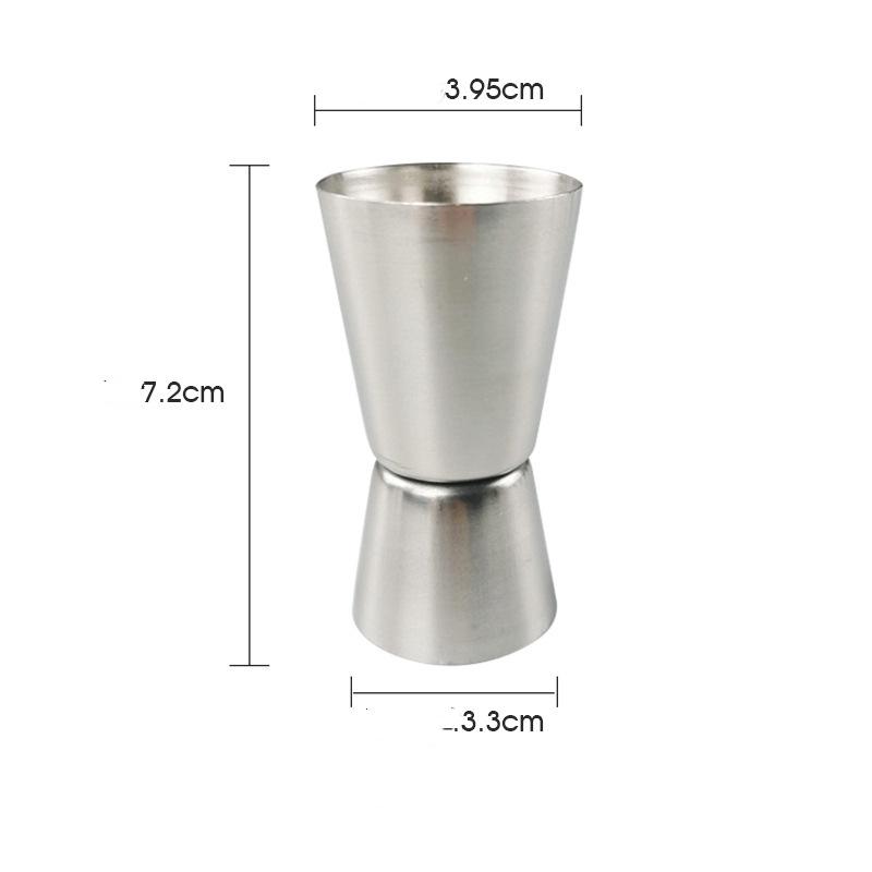 1/2 ks koktejlový barový hrnek na mojito, odměrka z nerezové oceli, japonský design, oboustranná odměrka na koktejly