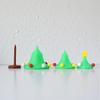 3D Printed Rotating Christmas Tree Ornament - Creative Desktop Decoration Model