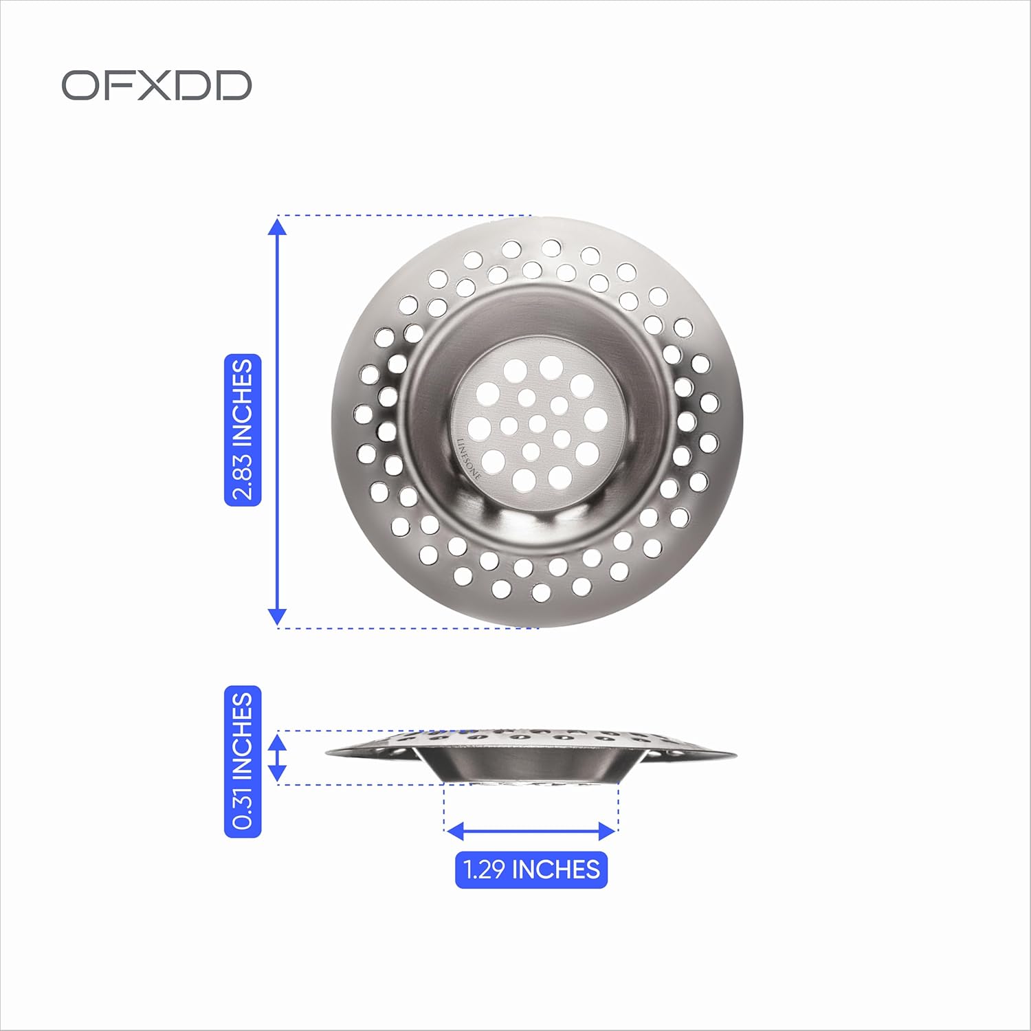 Kitchen Sink Strainer, Sink Drain Protector 3 , Water Drain Catcher, Drain Cover, Flat Drain Hair Catcher