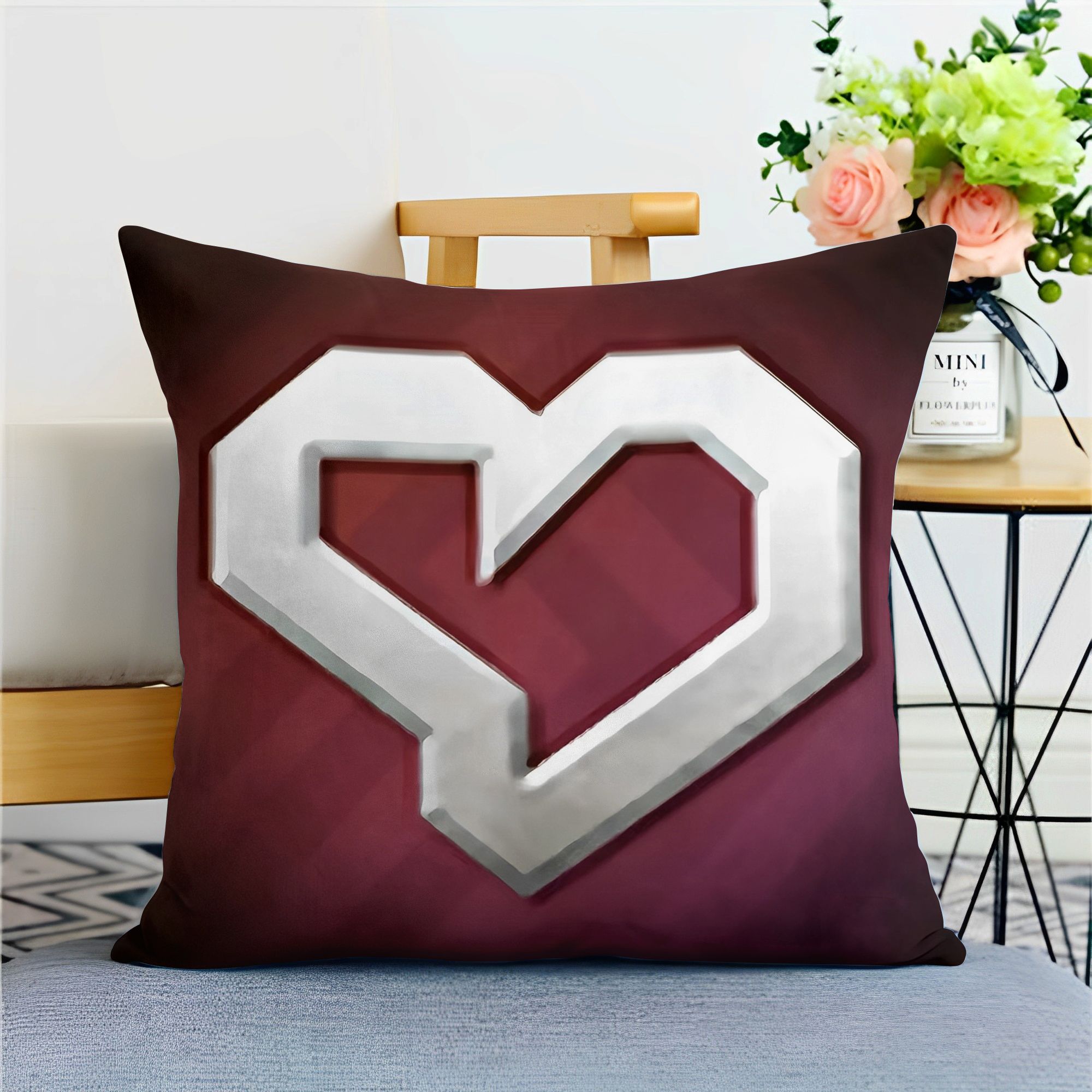 

TFT Set Game Throw Pillow Cover Fantasy Champion Art Pillowcase for Sofa Bedroom Home Decor Teamfight Tactics Gift 450mm*450mm