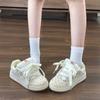 Cranberry color scheme niche board shoes women ins tide spring new sports casual bread shoes