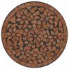 Vidaxl Mozaikowy Stolik Bistro, Terakota, Ø50X70 Cm, Ceramiczny