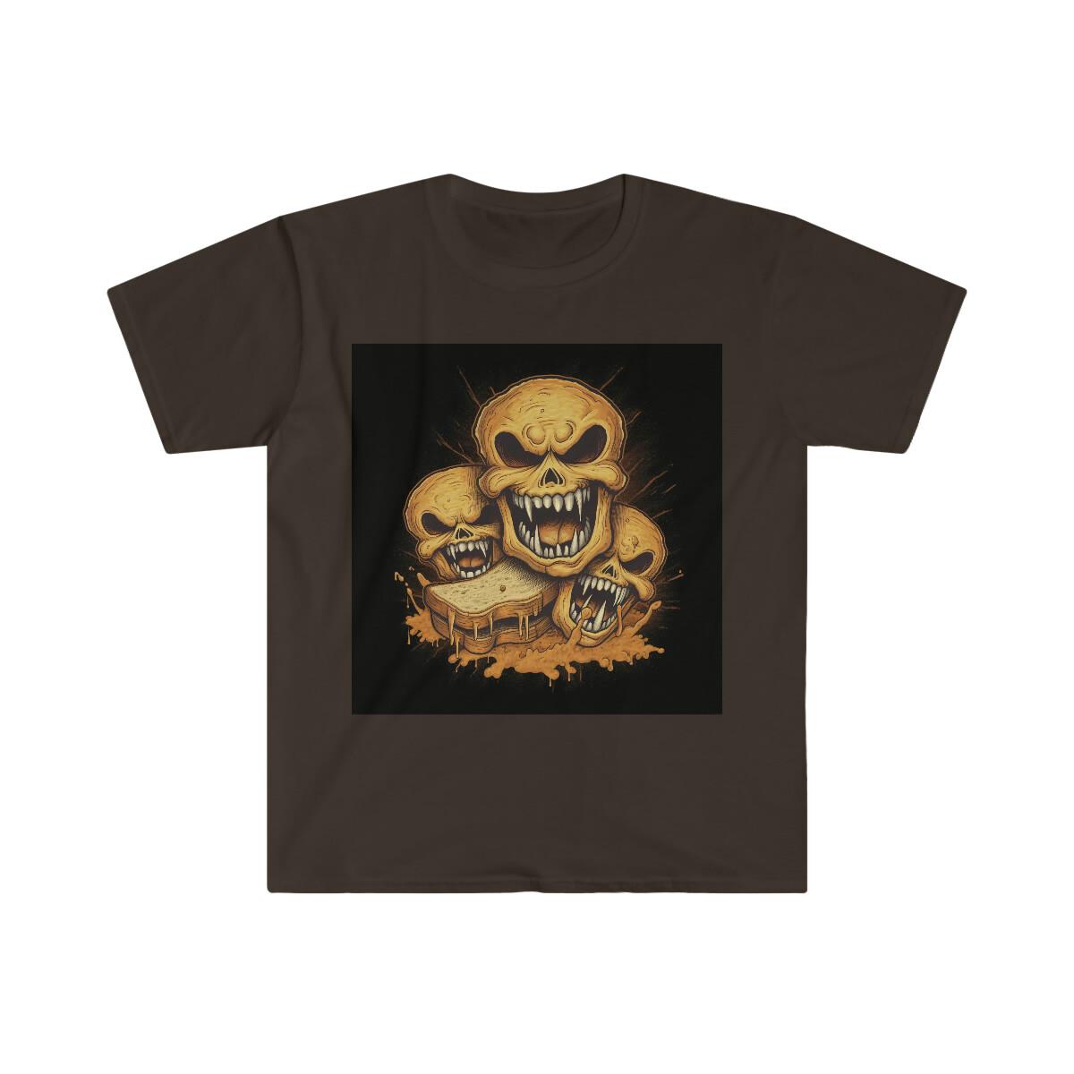 Evil Bread #003 Horror T-Shirt (2023) Gildan Brand Unisex Softstyle T-Shirt S разноцветный
