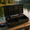 Carp Fishing Tackle Box Bait Storage Box Compact Design for Fishing Accessories Hooks and Lines European Style Rig