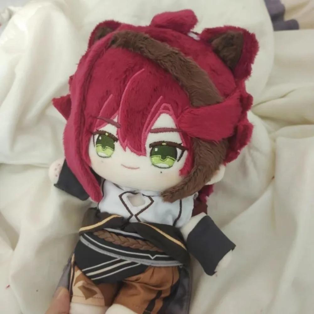 20CM Genshin Impact Shikanoin Heizou Baumwollpuppe Mädchen Plüschtiere Student Plüschpuppe Entzückende Köstlichkeit Pelzige Ohren Weihnachtsgeschenk