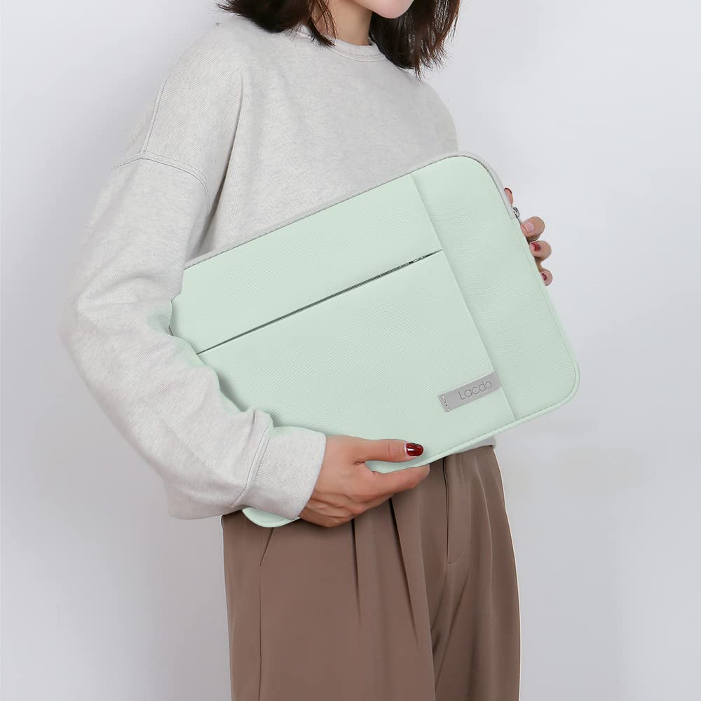 Lacdo Pokrowiec na laptopa Torba na komputer Acer ASUS ZenBook Pro 15 HP Lenovo IdeaPad ThinkPad Chromebook Zielony 15.6" 15.6" Aspire/Predator, Inspiron,