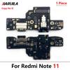 USB Dock Connector Charging Port Flex Cable For Xiaomi Redmi Note 1 1A 6 7 8 9 Pro 8T 9S 11 Pro Charger Board With Mic Module