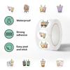 500Pcs Cartoon Pearl Milk Tea Stickers For School Students Children Reward Encouragement Sticker Scrapbooking Decoration