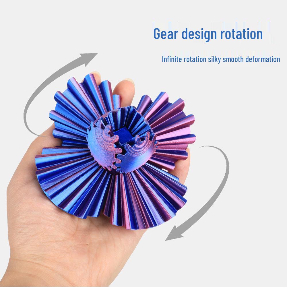 3D Gear Ball: Popular Stress-Relief Rotating Toy