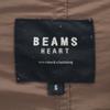 BEAMS HEART Long Sleeve Nylon Coat S Brown Women Used