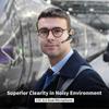 Bluetooth Headset For Cell Phone, V5.1 Bluetooth Wireless Earpiece Headset With Cvc 8.0 Noise Canceling Microphone For Driving/business/office, Compat