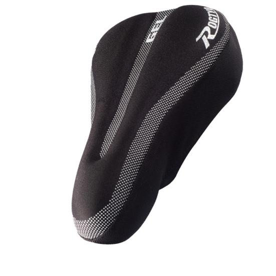 

Bike Saddle Cover Shockproof Ergonomic Design Non-slip Impact Resistant Breathable Flexible Thickened Bicycle Saddle Cover Seat Cushion Cover Bike чорний