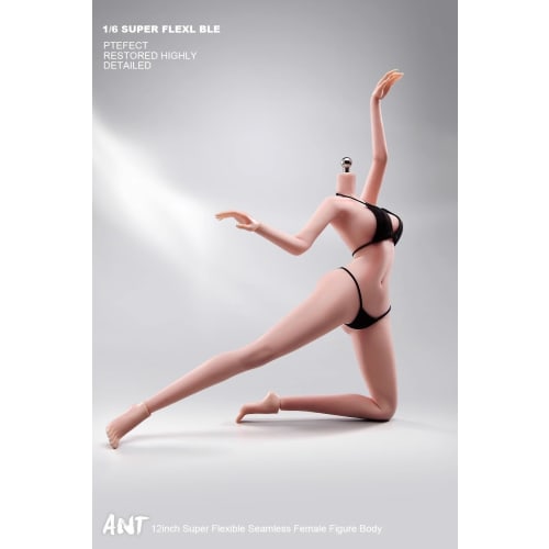 Toys & Hobbies TOYBARJAPAN 1/6 Scale Action Figure ANT YCL001, Pre-painted, Ultra-Flexible Seamless Body, No Clothes, Female Body (PALE Pearl White Sk