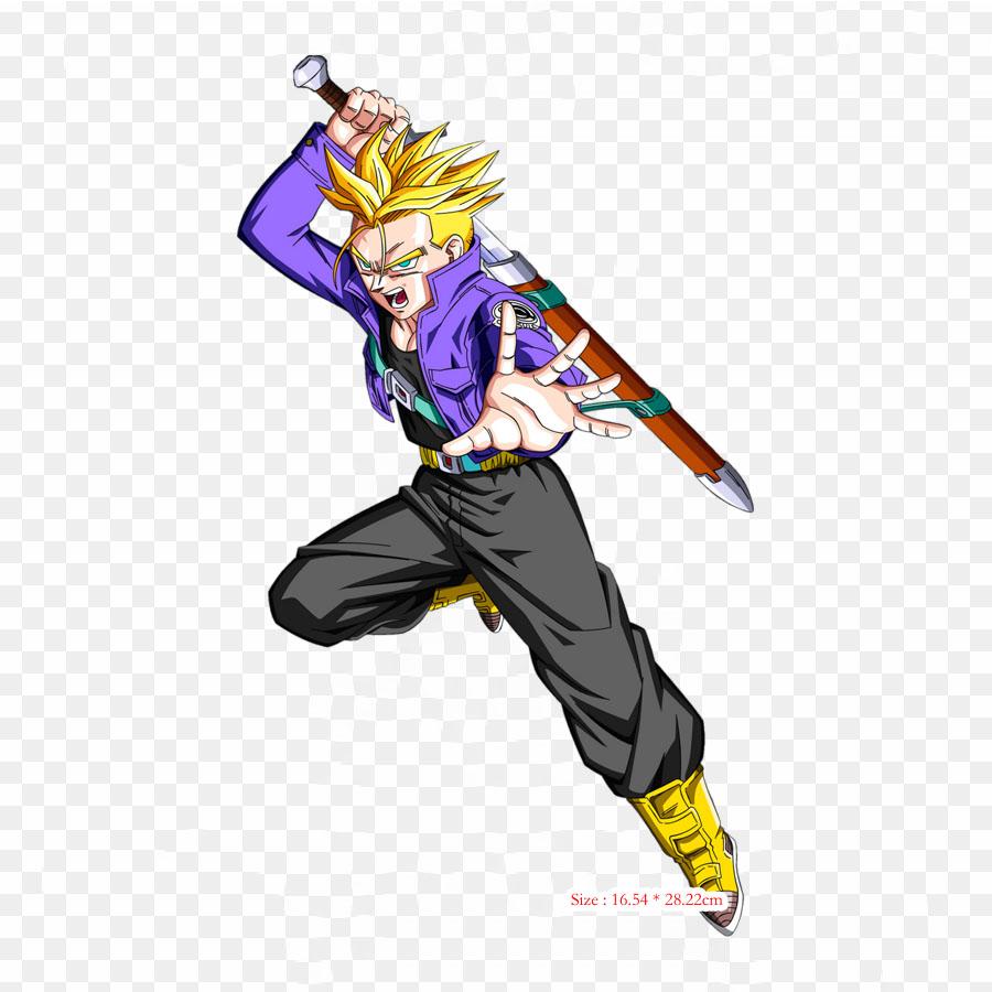 Toppe per vestiti, borse, adesivi termici termoadesivi Trunks I Goten Goten Trunks, motivo lavabile a trasferimento termico