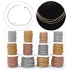 10yards/roll No Fade Stainless Steel Cross Chains O-shape Twisted Bulk Link Chains For DIY Necklace Bracelet Jewelry Accessories