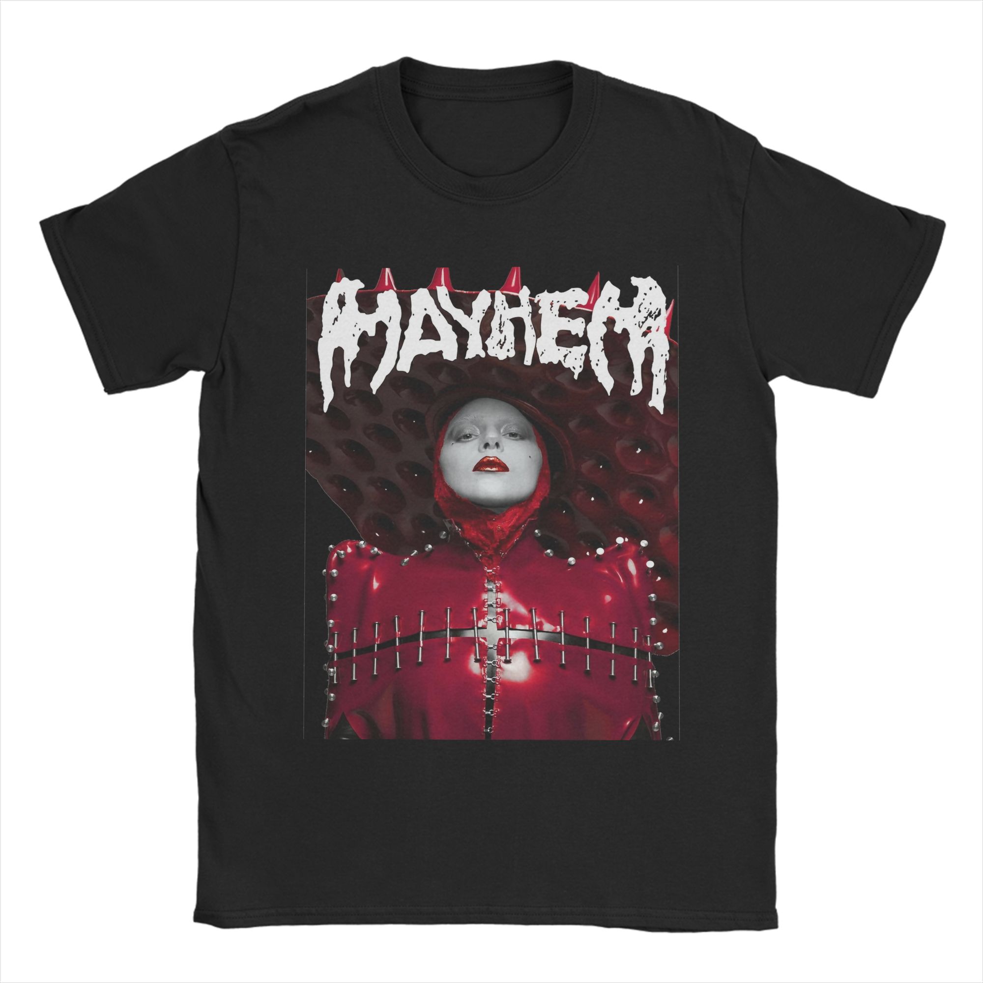

Lady Gaga Mayhem Abracadabra T Shirt Men Women 100% Cotton Creative T-Shirt O Neck Lady In Red Tees Short Sleeve Tops Class... 5XL