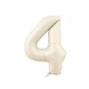 32-inch Coffee Caramel Chocolate Number Balloons - Birthday Party Foil Decorations