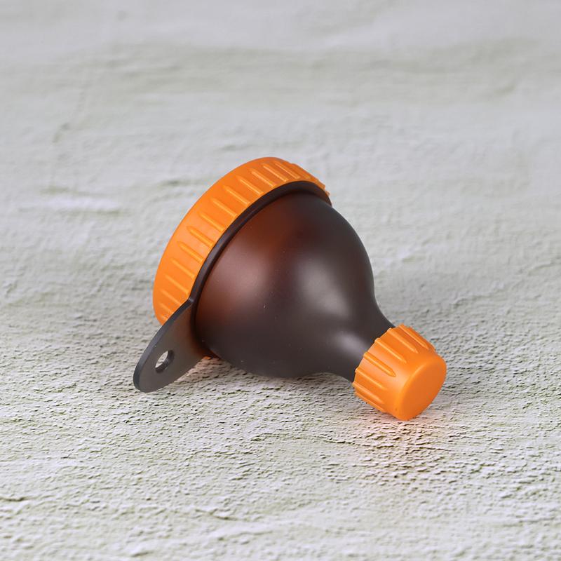 Protein Powder Funnel & Mini Bottle Set , 50ml Portable with Carabiner & Reinforced Cap for Fitness Traveling Workout