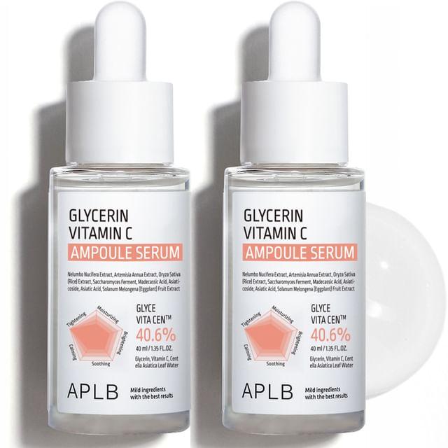 APLB - Glycerin Vitamin C Ampoule Serum Set 40ml x 2 pcs