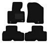 Black Velour Floor Mats For: Kia Carens IV Minivan (2013-2018)