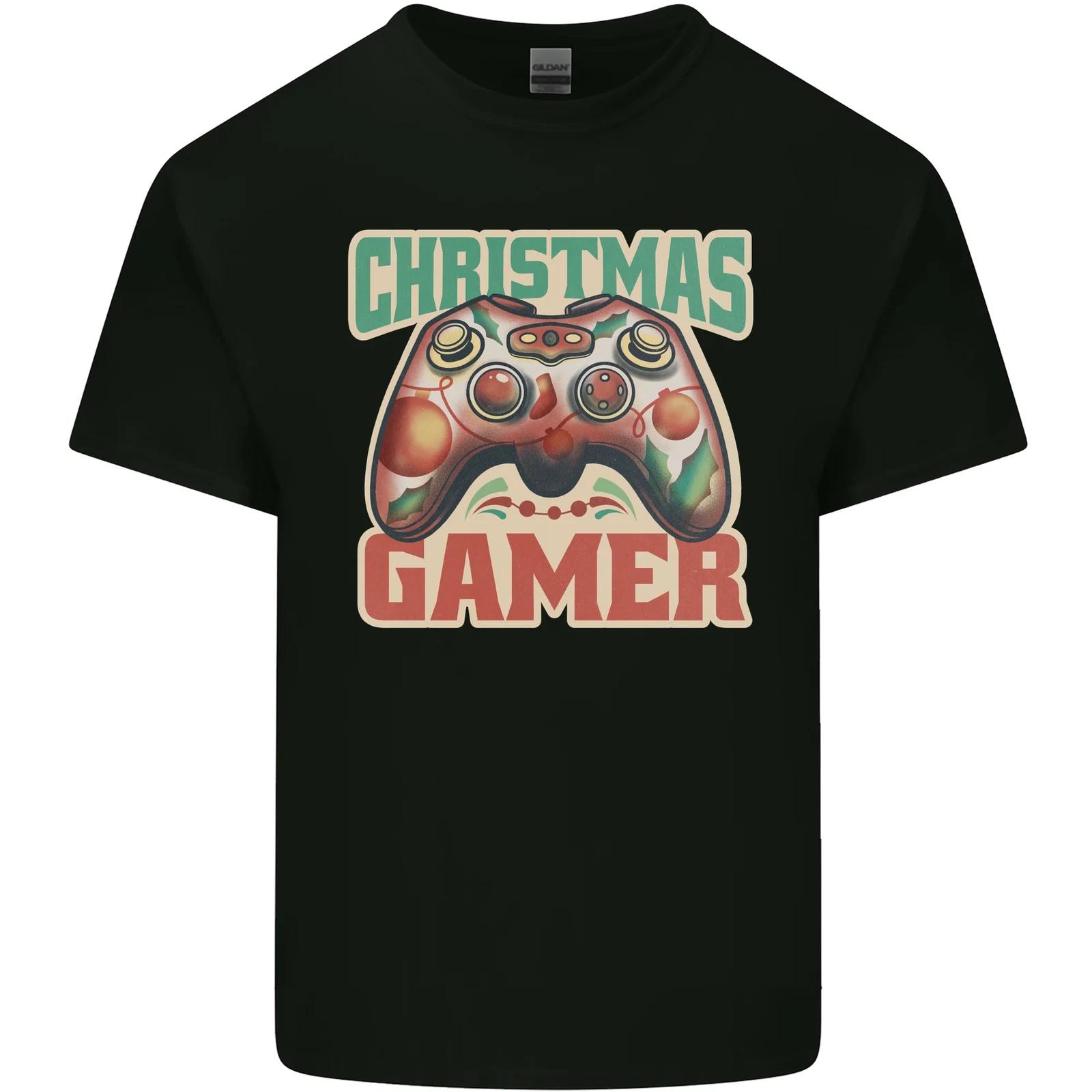 Christmas Gamer Funny Gaming Joypad Kids T-Shirt Childrens 4XL