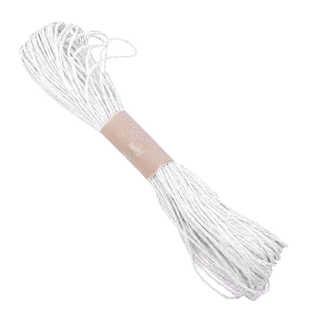 30M Multi Colors Paper Cord Craft Rope Twine String Gift Wrapping Ribbons