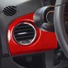 Carbon Fiber Air Vent Trim for Fiat Abarth 500/595/695 (2012-2015)