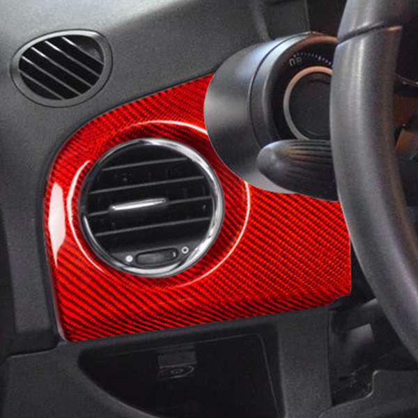 Carbon Fiber Air Vent Trim for Fiat Abarth 500/595/695 (2012-2015)