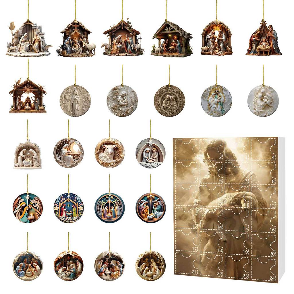 Osterkalender Überraschungsbox Acryl Hängeornament Für Feiertagsgeschenk Dekoration