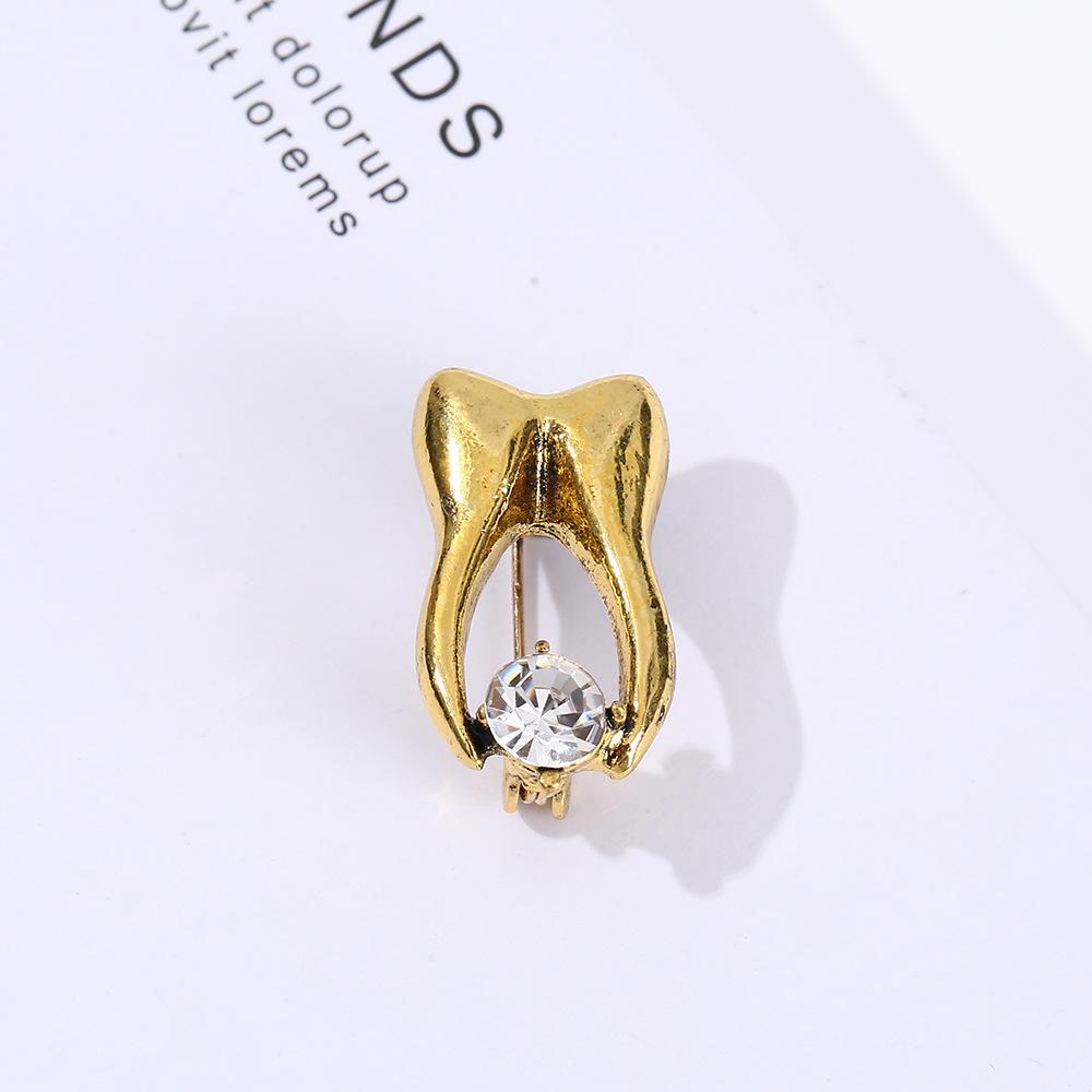 

Модная и милая брошь, значок, брошь-значок для одежды/сумки One Size золотой