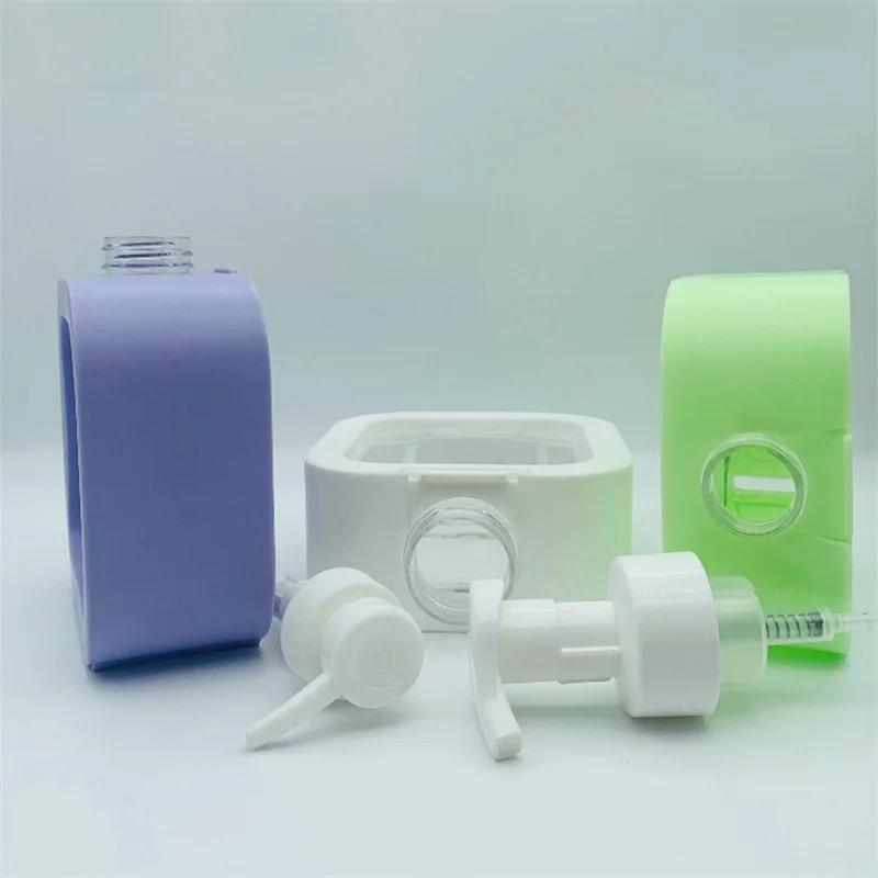 300/500ml Bathroom Soap Dispensers Refillable Lotion Shampoo Shower Gel Holder Portable Empty Bottle