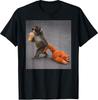 Baby Affe Punch Trinken Eiskaffee T-Shirt