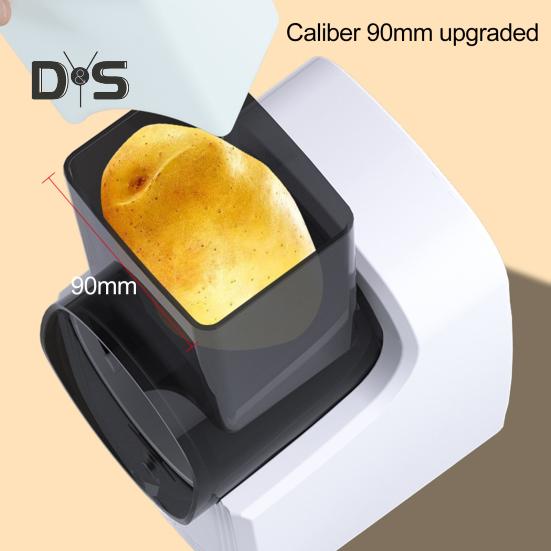 Elektrische Käsereibe, Obst- und Gemüsezerkleinerer, einfach zu bedienende Salatmaschine, Lebensmittelschneider, Zerkleinerer für Gemüse, Obst und Nüsse