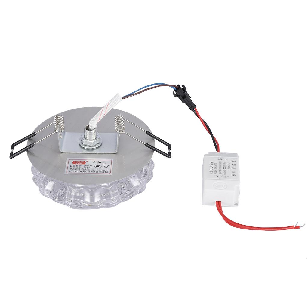 3W LED Tavan Gömme Downlight Aydınlatma Armatürü Lamba Spot Işık Ev Dekorasyonu Beyaz Işık