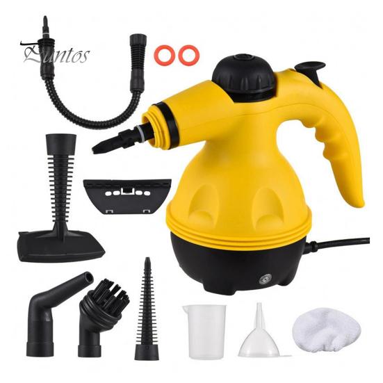 

Ручной пароочиститель 900 Вт, мощная машина для чистки вытяжек, эффективный инструмент для чистки различных поверхностей без использования химикатов US Plug жёлтый