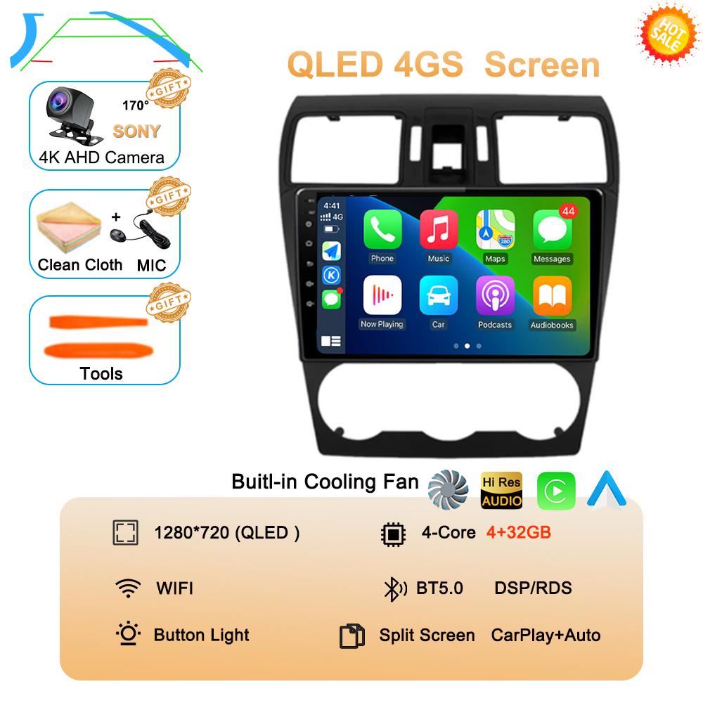 Android 14 Car Stereo Radio For Subaru Forester 4 SJ XV 2012-2015 4G Multimedia Video Player Navigation GPS Carplay 360 Camera