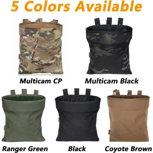 Airsoft Pouch, Dump Pouch, Foldable Molle Belt Pouch, Magazine Pouch, Military Waist Bag, MOLLE Waist Bag, M4 Mag Pouch, 500D Nylon, Authentic, Airsof