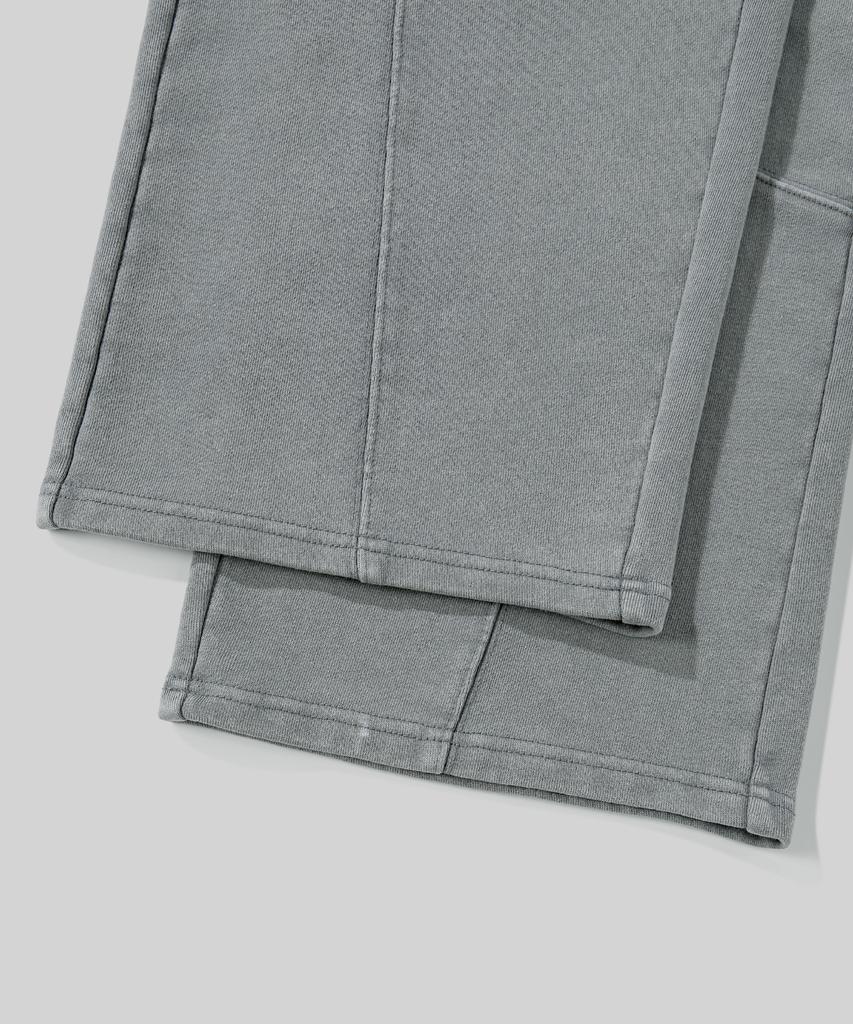 Beodeonteu Multi-Cut Line Pigment Sweatpants [Gray]