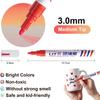 1/8/12Pcs Colored Permanent Paint Pen Colorful Tire White Markers Rubber Car Tyre Tread Markers Pens Waterproof for Metal Rocks
